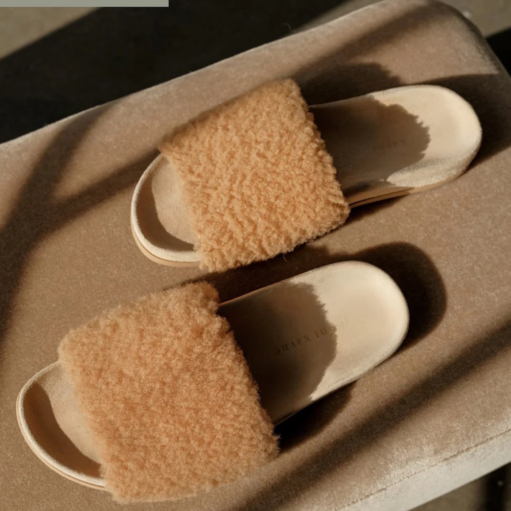 Jenni Kayne Shearling Slide Sandal